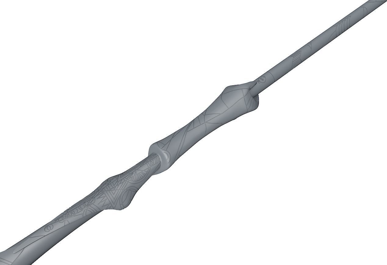 Stargate MaTok Staff 3D print model_15