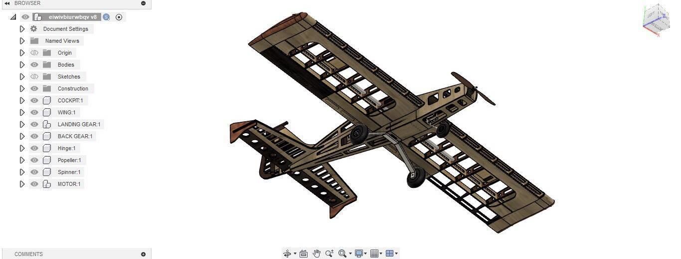 SS RC Plane 1 3D model_3