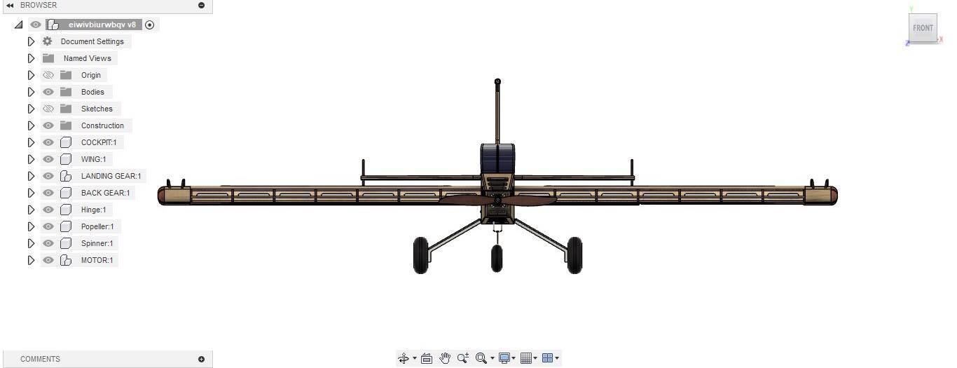 SS RC Plane 1 3D model_2