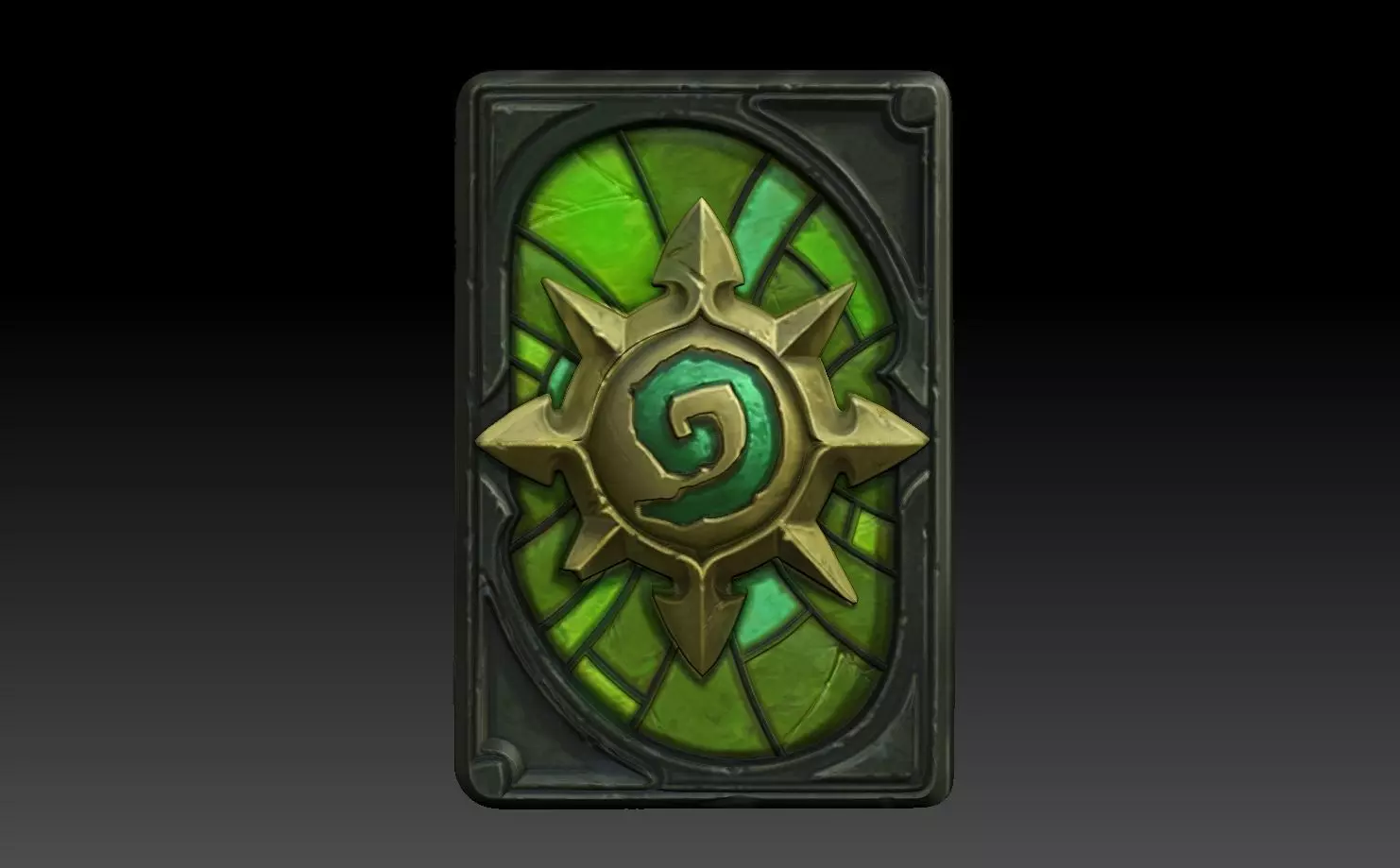 Hearthstone - CardBack - Black Temple 3D print model