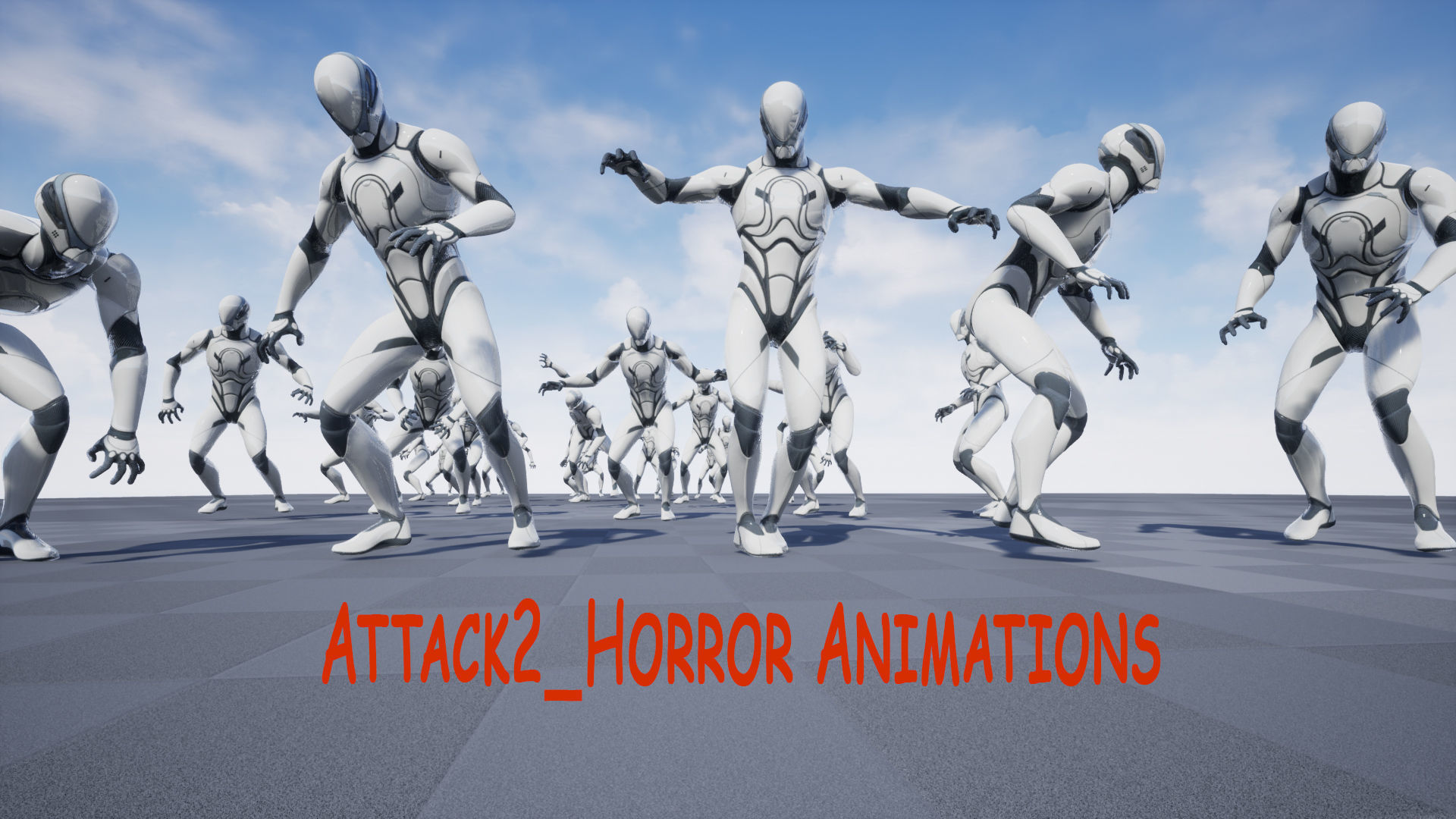 Attack2 Horror Animations 3D model_21