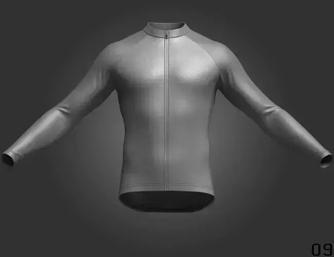 Mens Raglan Sleeve Cycling Jersey