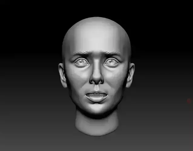 Scarlet Witch head by Elizabeth Olsen