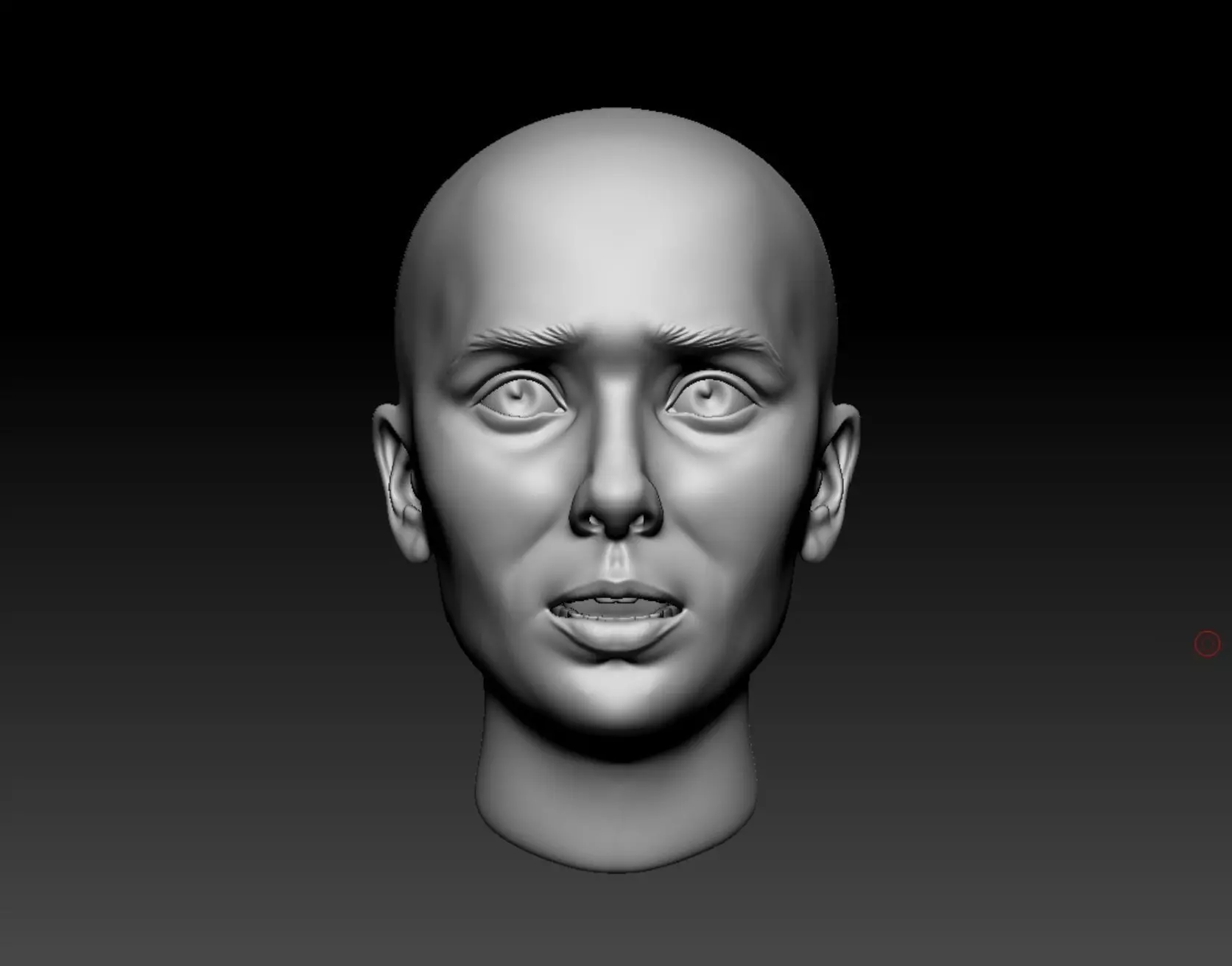 Scarlet Witch head by Elizabeth Olsen 3D print model_0