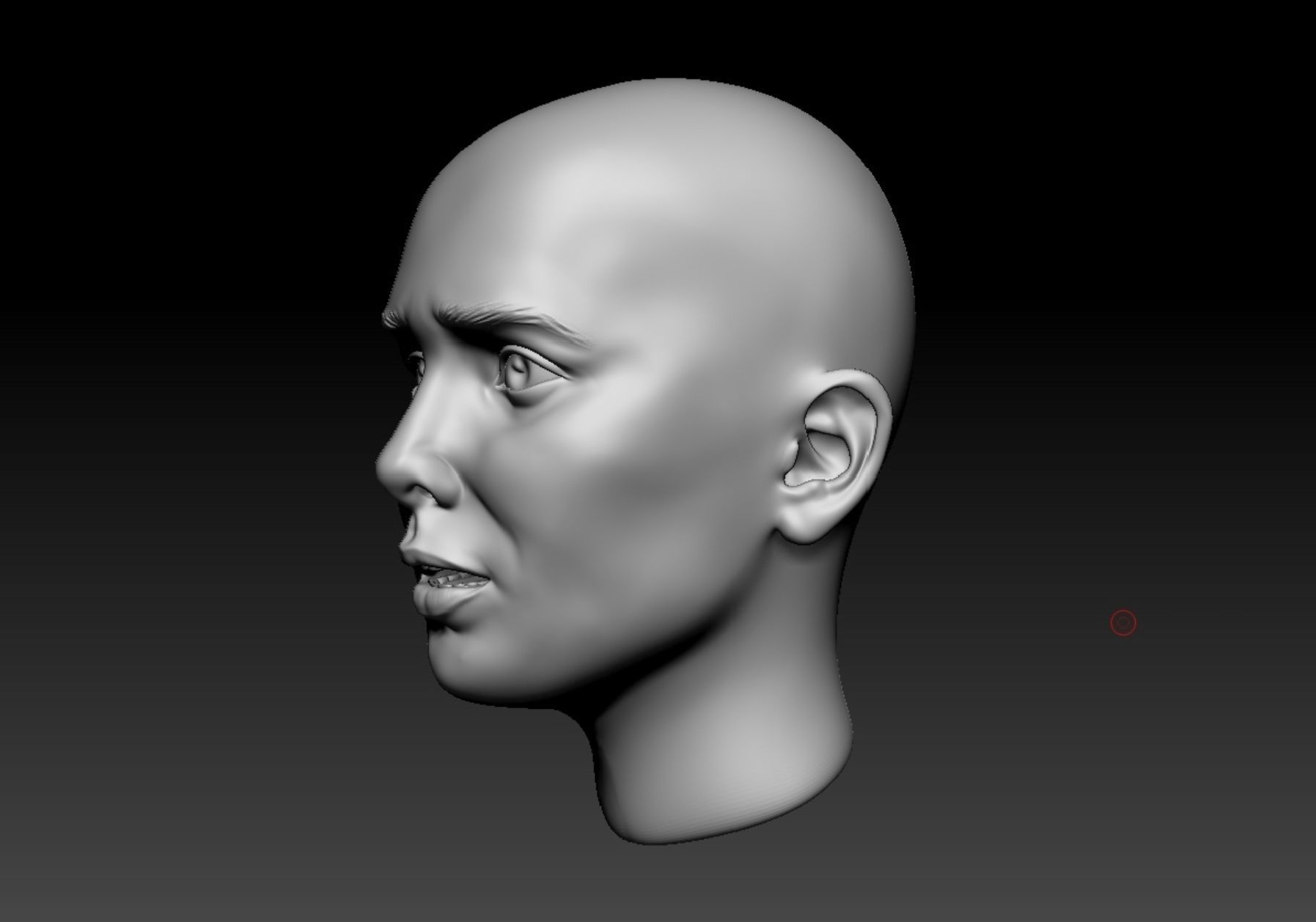 Scarlet Witch head by Elizabeth Olsen 3D print model_1