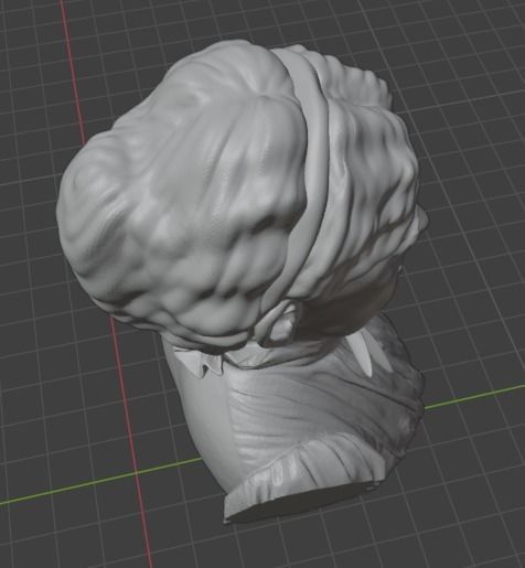 Louisa May Alcott 3D print model_15