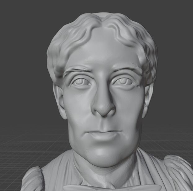 Louisa May Alcott 3D print model_2