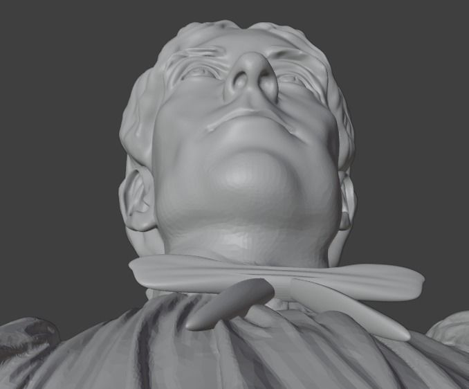 Louisa May Alcott 3D print model_8