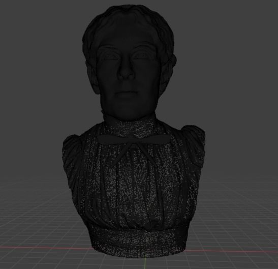 Louisa May Alcott 3D print model_10