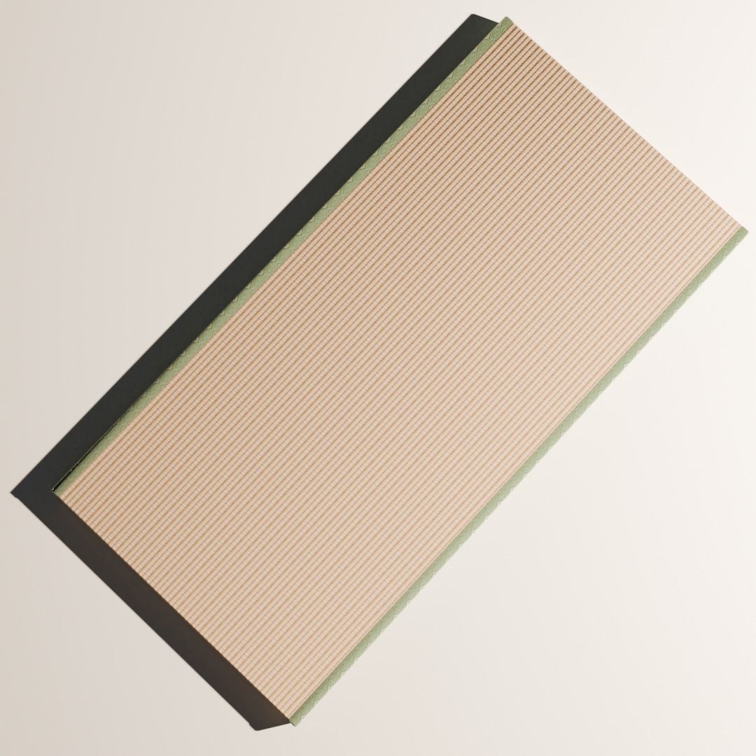 TATAMI MAT Low-poly 3D model_4