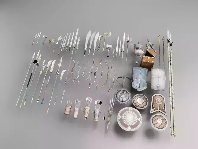 Chinese cold weapons cold steel bow spear sword