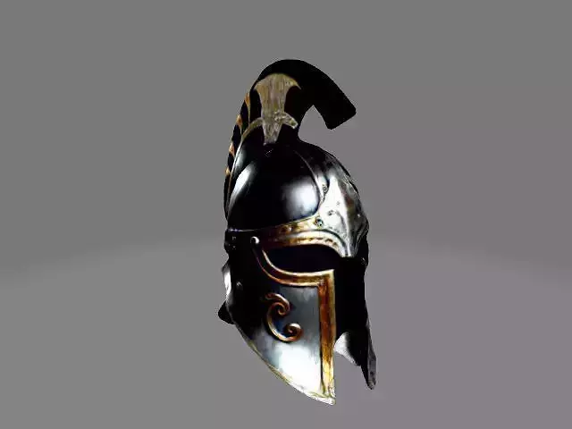 Authentic Roman Helmet - Detailed 3D Model