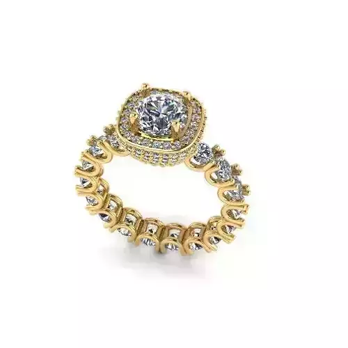 Engagement halo rings Model 4823