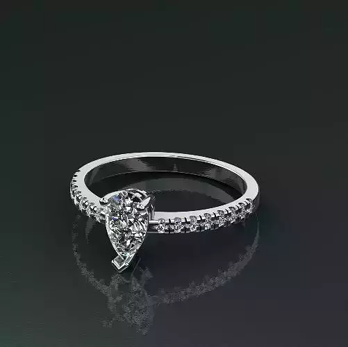Solitaire ring Model 4813