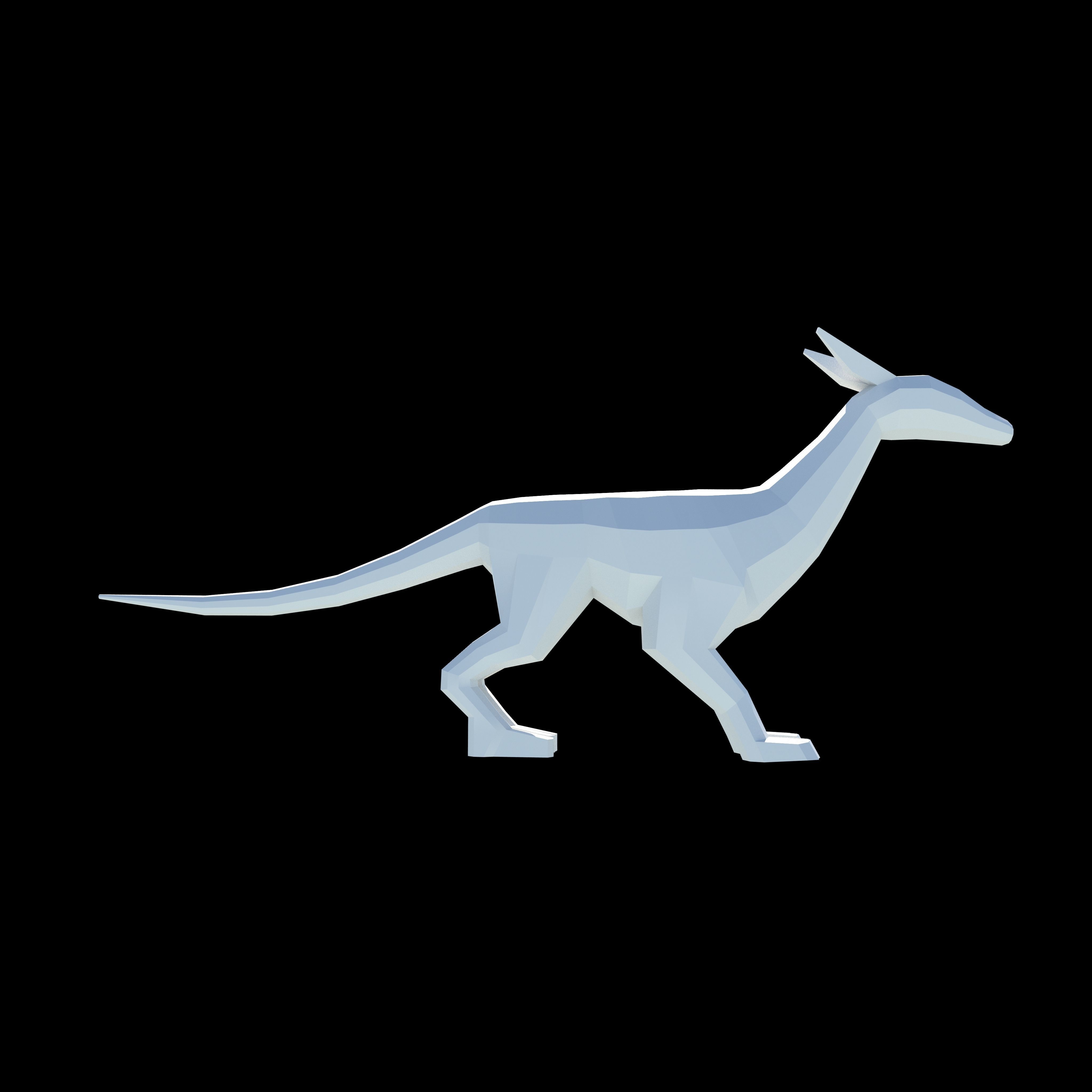 Dragon Low-poly 3D model_4