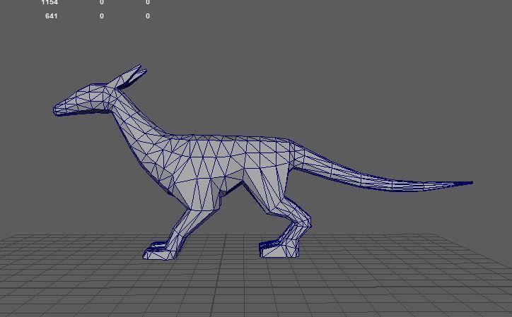 Dragon Low-poly 3D model_5