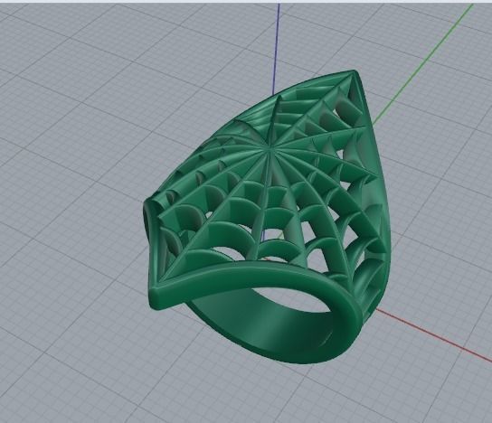 Ring Spider Model 4874 3D print model_2