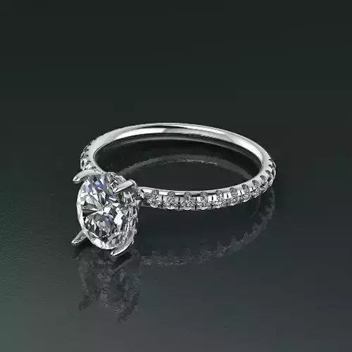 Solitaire ring Model 4865