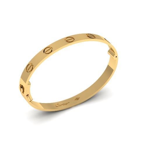 Bracelet with bolts size20 Model 4859 3D print model_1