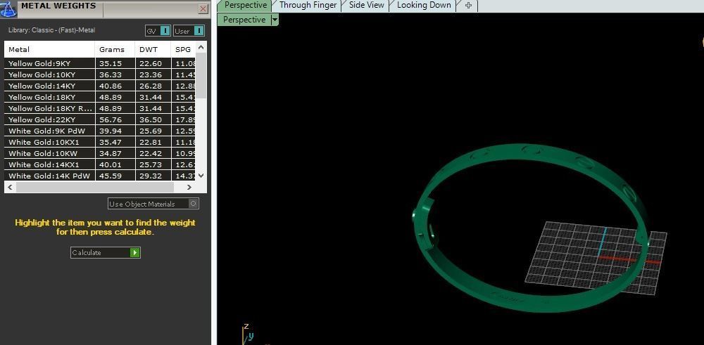 Bracelet with bolts size20 Model 4859 3D print model_9