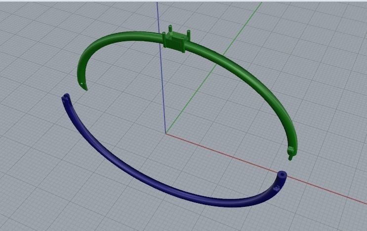 Bracelet size18 Model 4857 3D print model_2