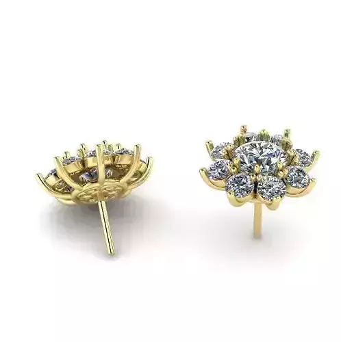 Earrings puset Model 4852