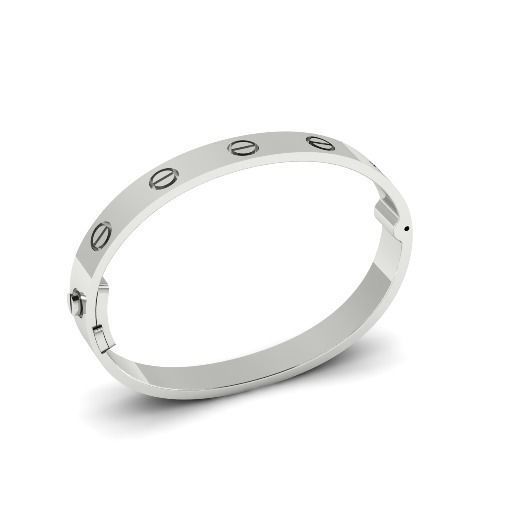 Bracelet with bolts size17 Model 4843 3D print model_1