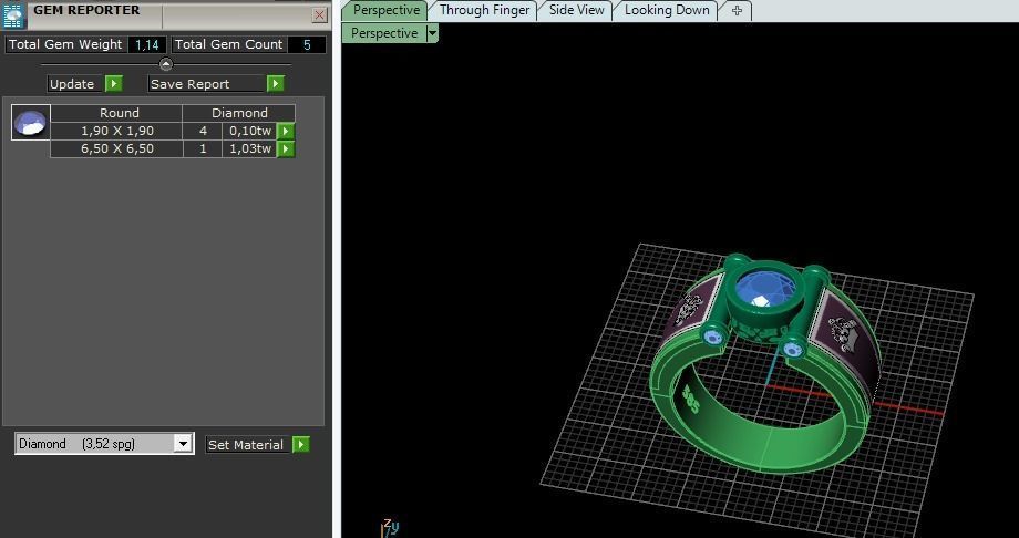 Ring with crown Model 4836 3D print model_9