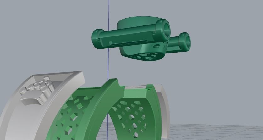 Ring with crown Model 4836 3D print model_3