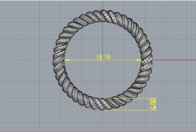 Ring Model 4834 3D print model_6