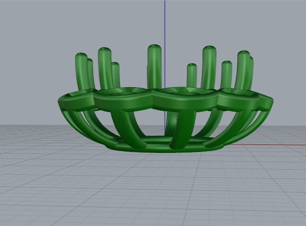Round pendant Model 4833 3D print model_3