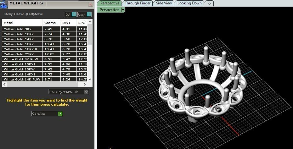 Round pendant Model 4833 3D print model_7