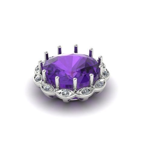 Round pendant Model 4833 3D print model_1