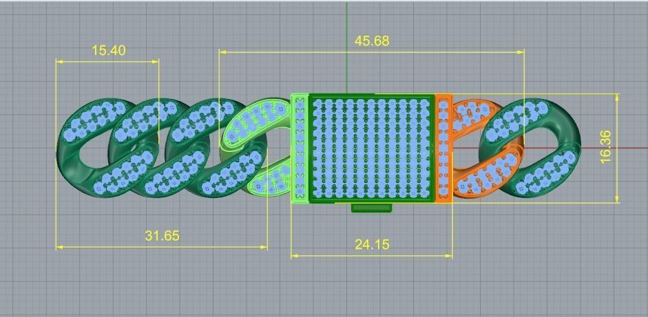 Chain Model 4831 3D print model_4
