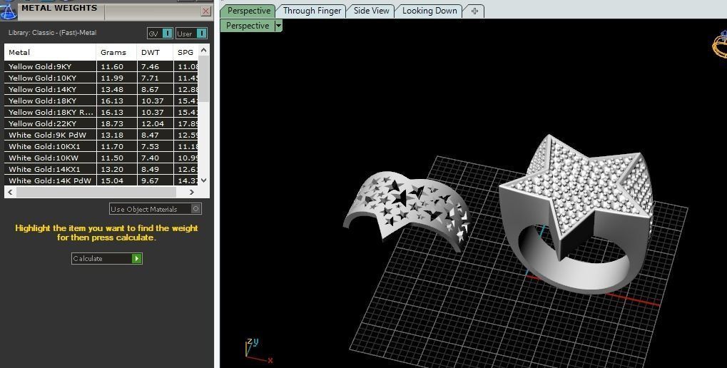 Ring star Model 4915 3D print model_8
