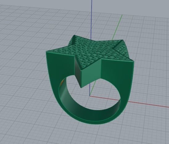 Ring star Model 4915 3D print model_3