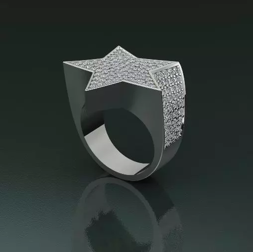 Ring star Model 4915 3D print model_0