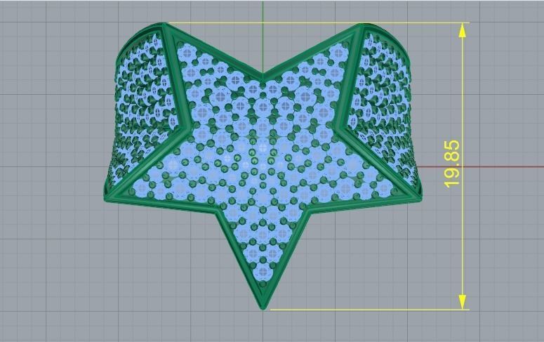 Ring star Model 4915 3D print model_6