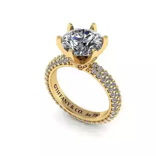 Engagement halo rings Model 4911