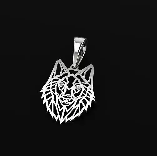 Wolf pendant Model 4910