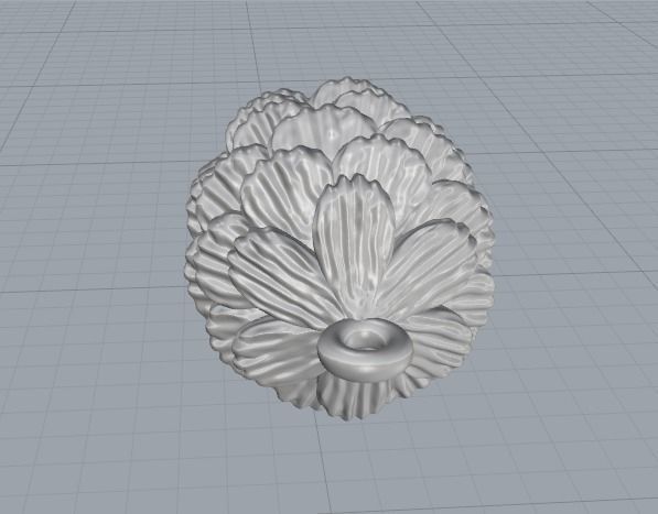 Pendant christmas tree pine Model 4900 3D print model_4