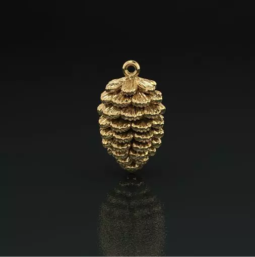 Pendant christmas tree pine Model 4900 3D print model_0