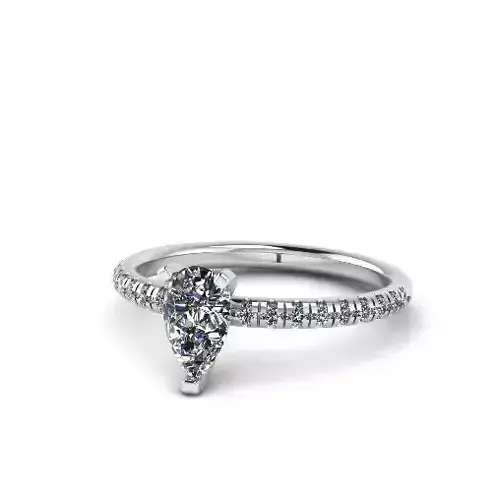 Solitaire ring Model 4892