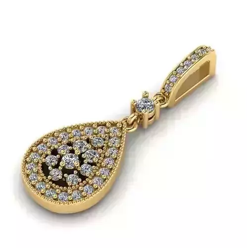 Pear pendant Model 4884