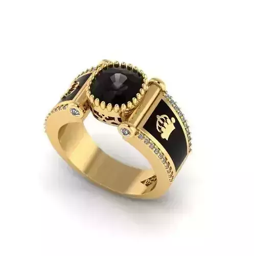 Ring with crown Model 4880