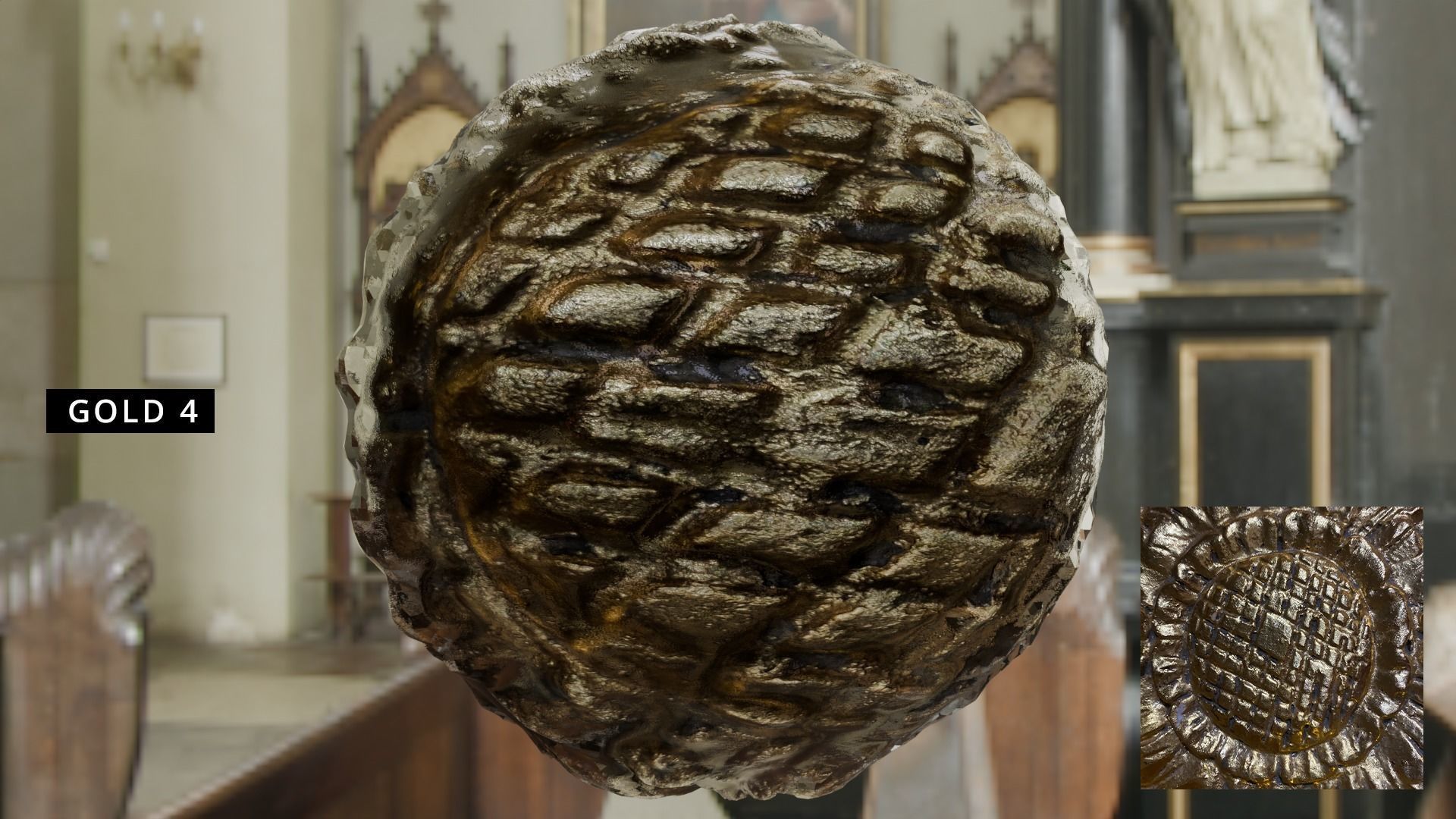 6 3K Gold PBR Textures Texture_4