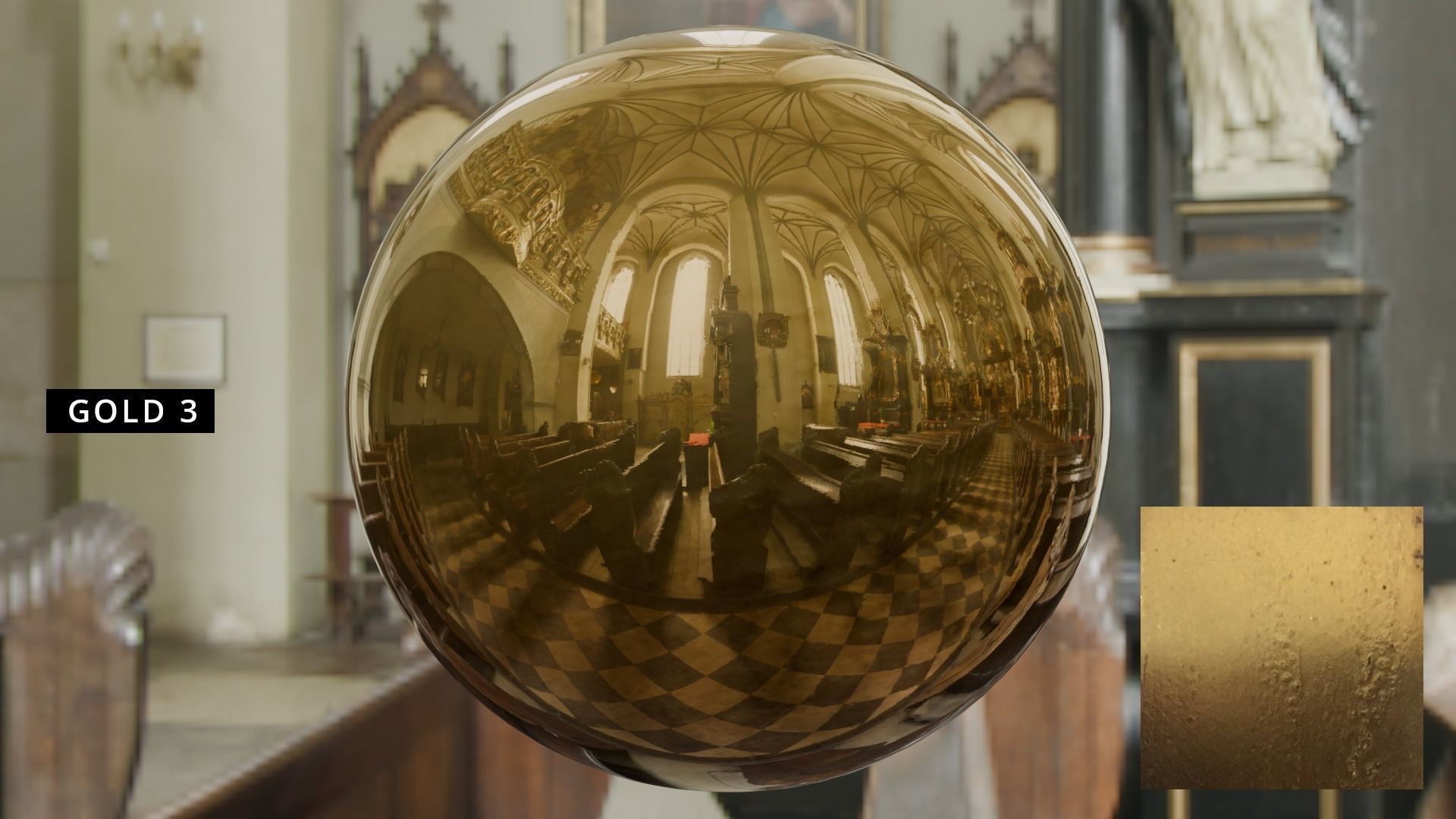 6 3K Gold PBR Textures Texture_3