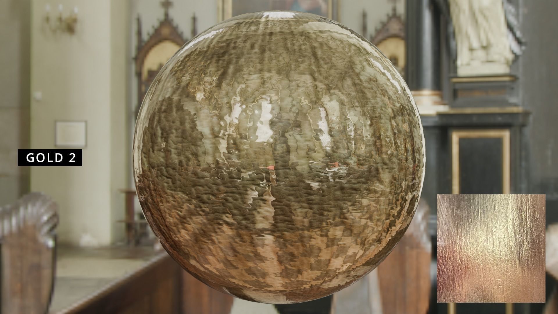 6 3K Gold PBR Textures Texture_2