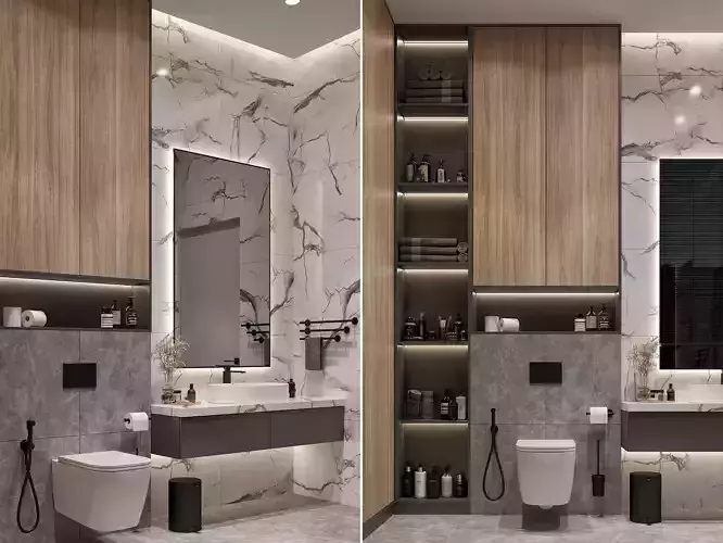 Modern Bathroom Interior