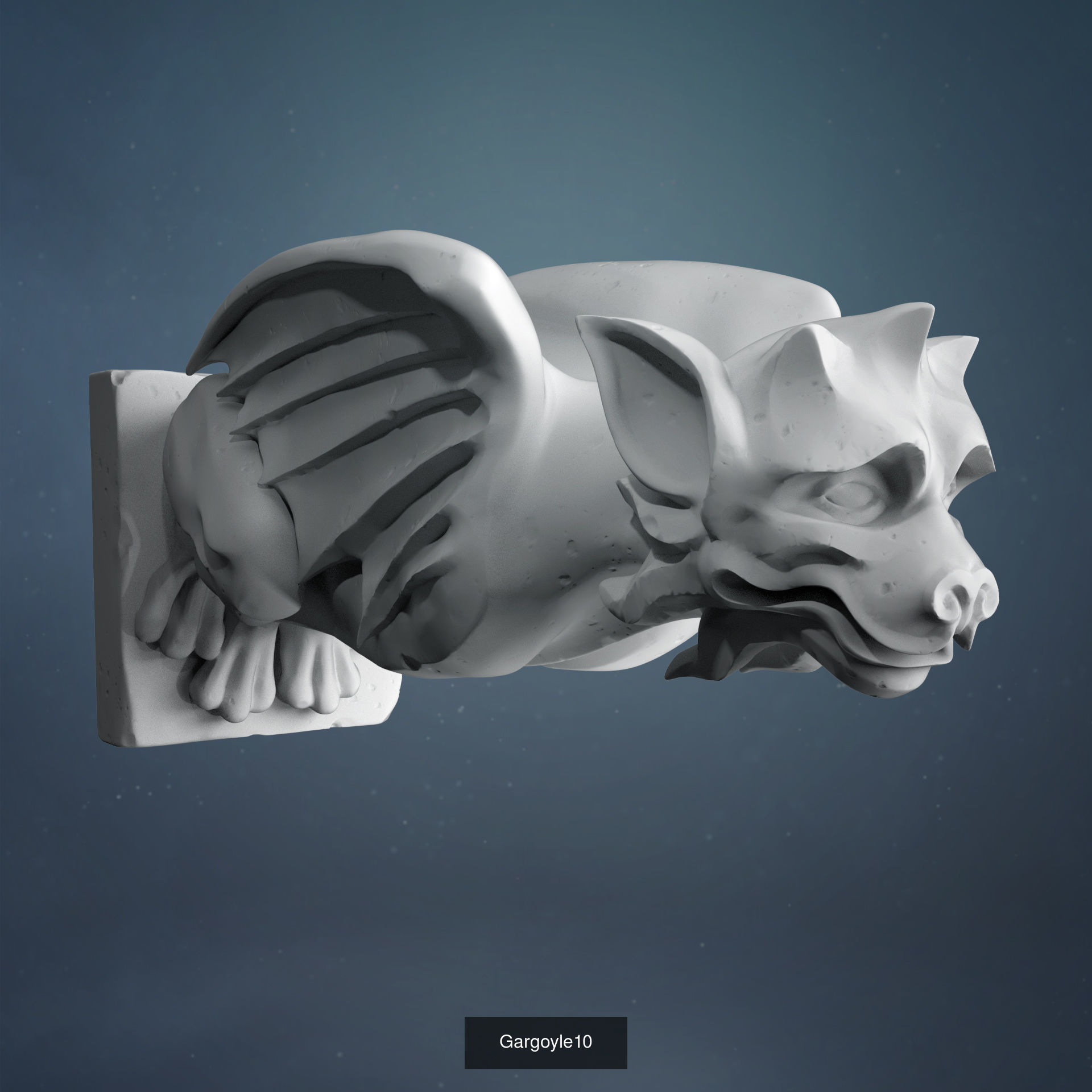 Gargoyles 3D Print Collection _10